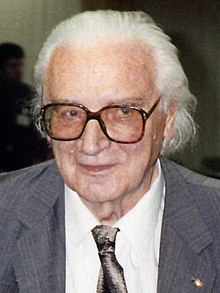 A portrait shot of Konrad Zuse.